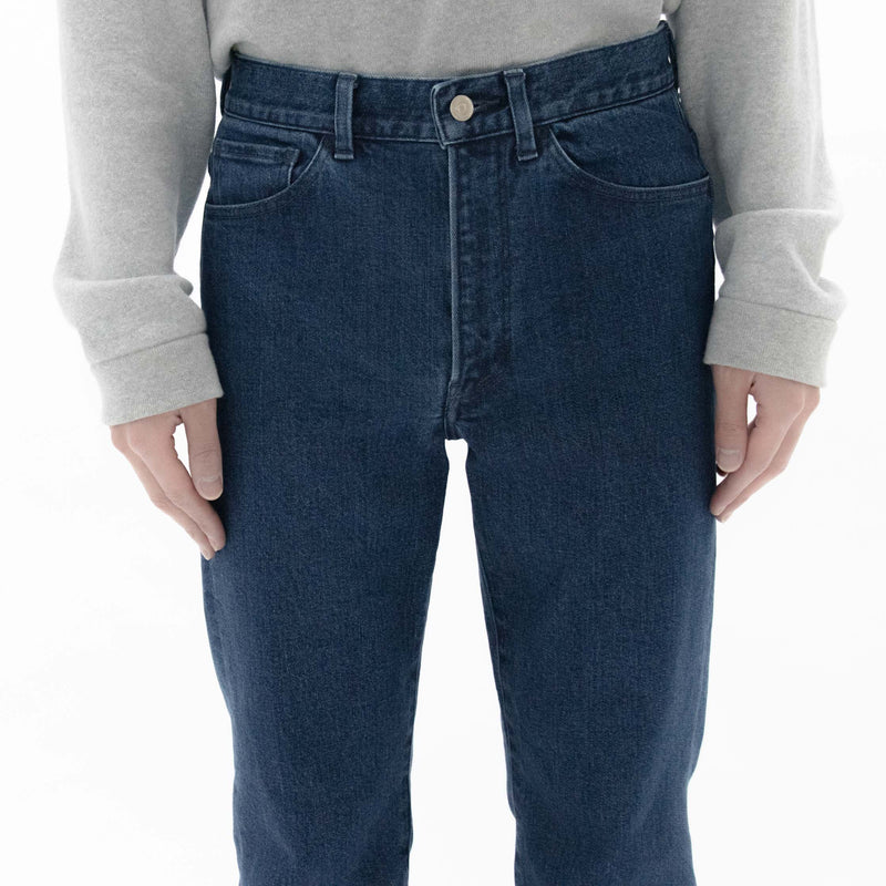 Used Blue Denim Trousers