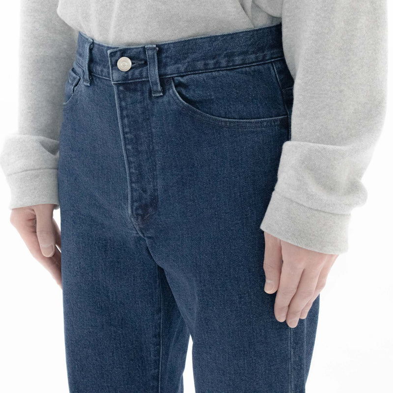 Used Blue Denim Trousers