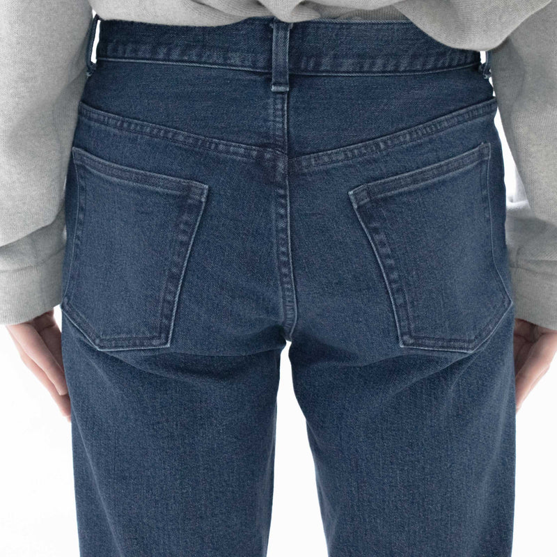 Used Blue Denim Trousers