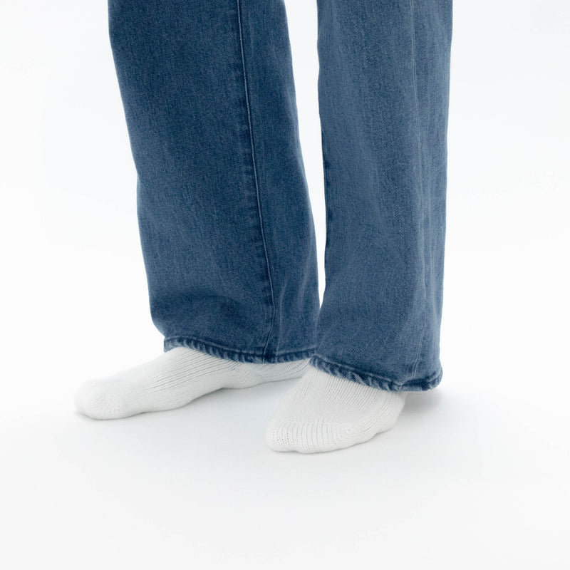 Used Blue Denim Trousers Wide