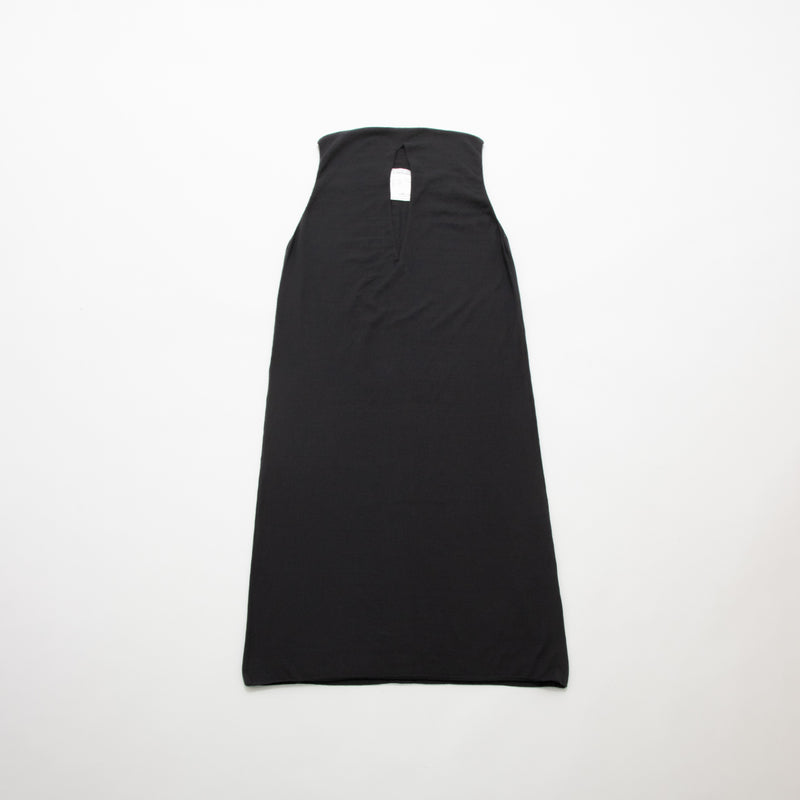 Recycle Cotton Knit V-Cut Dress Sleeveless