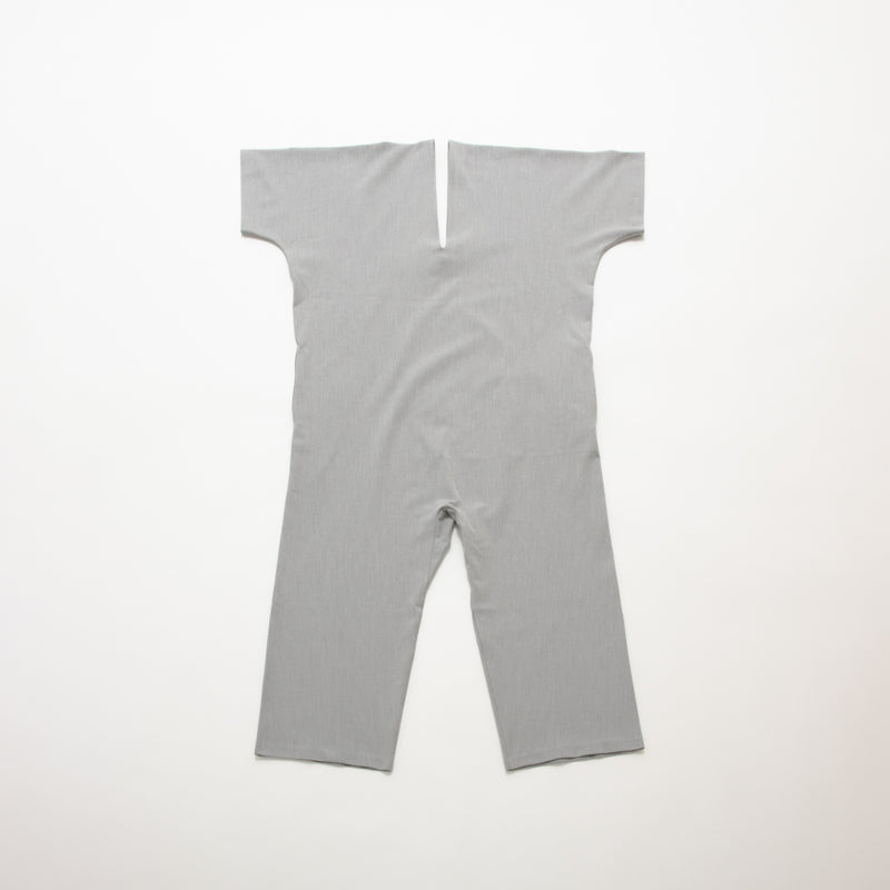 2Way V-Cut Jumpsuit Short Sleeve