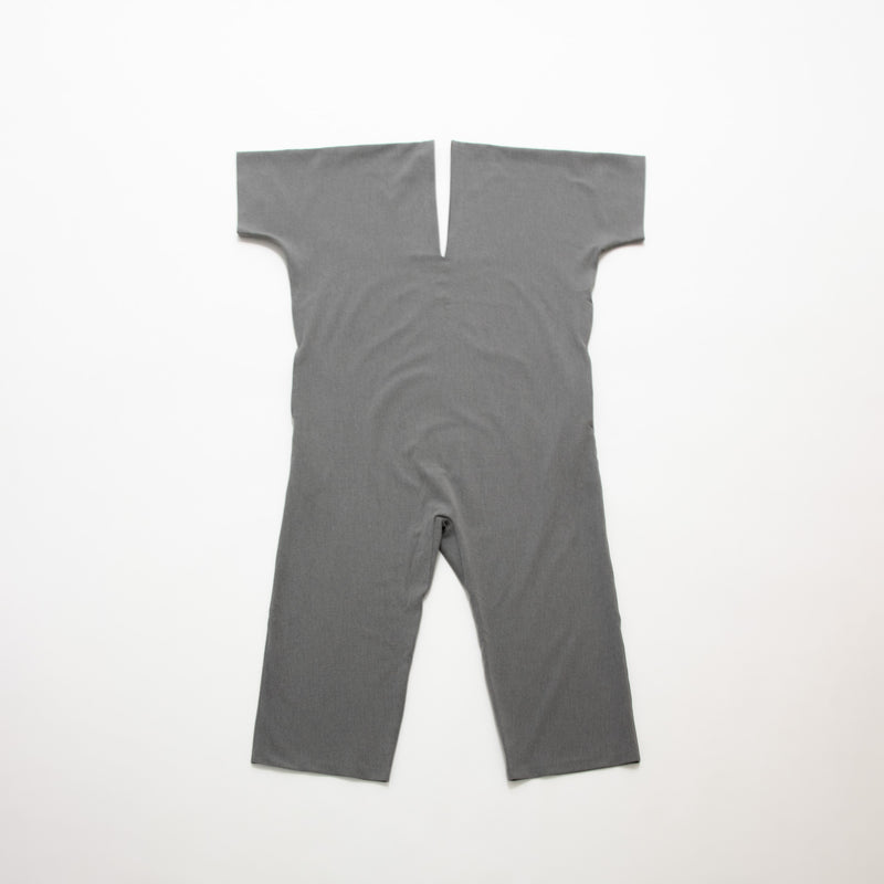 2Way V-Cut Jumpsuit Short Sleeve