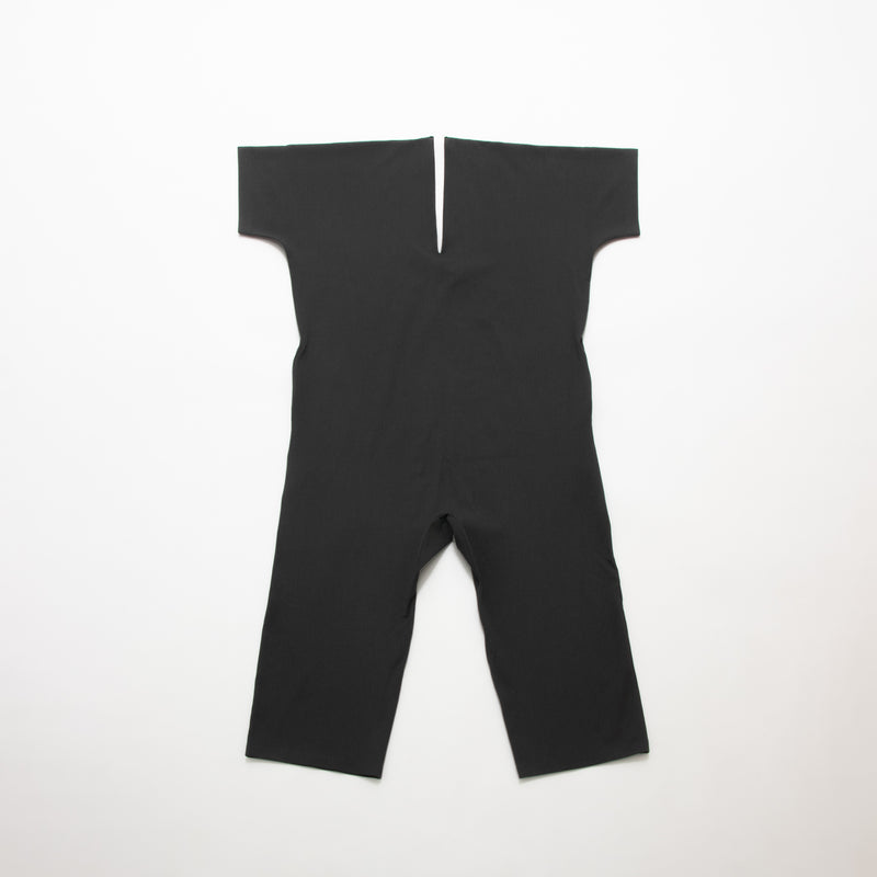 2Way V-Cut Jumpsuit Short Sleeve