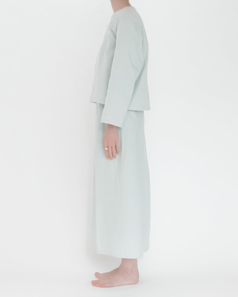 Crew Necked Pajama Shirt