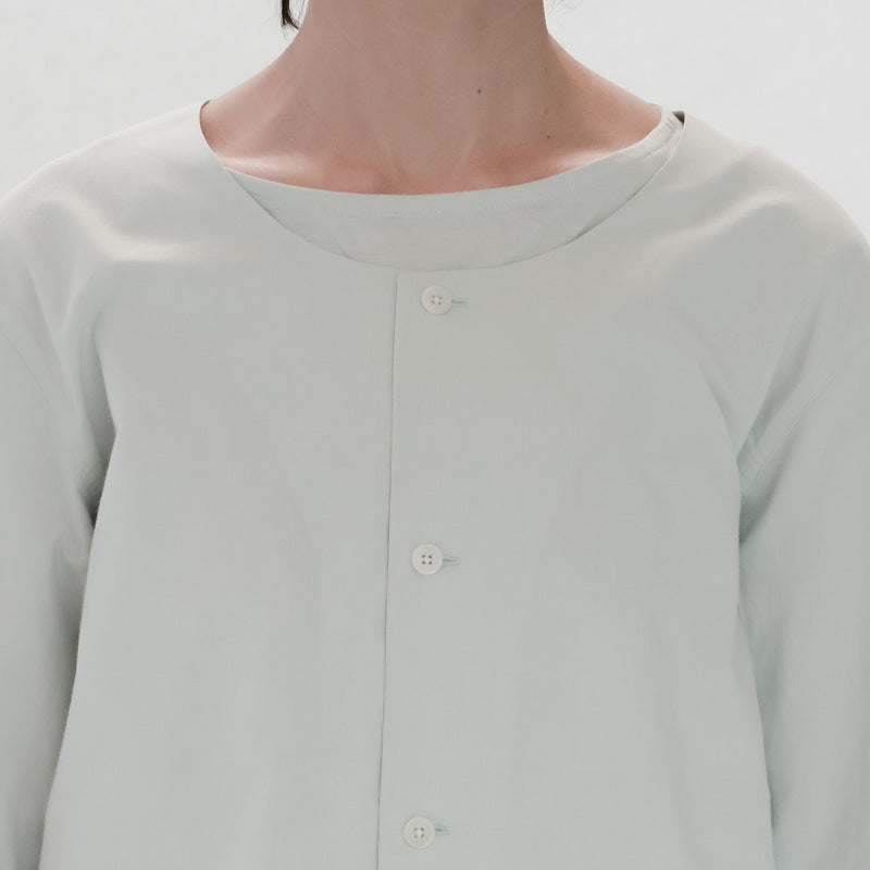 Crew Necked Pajama Shirt