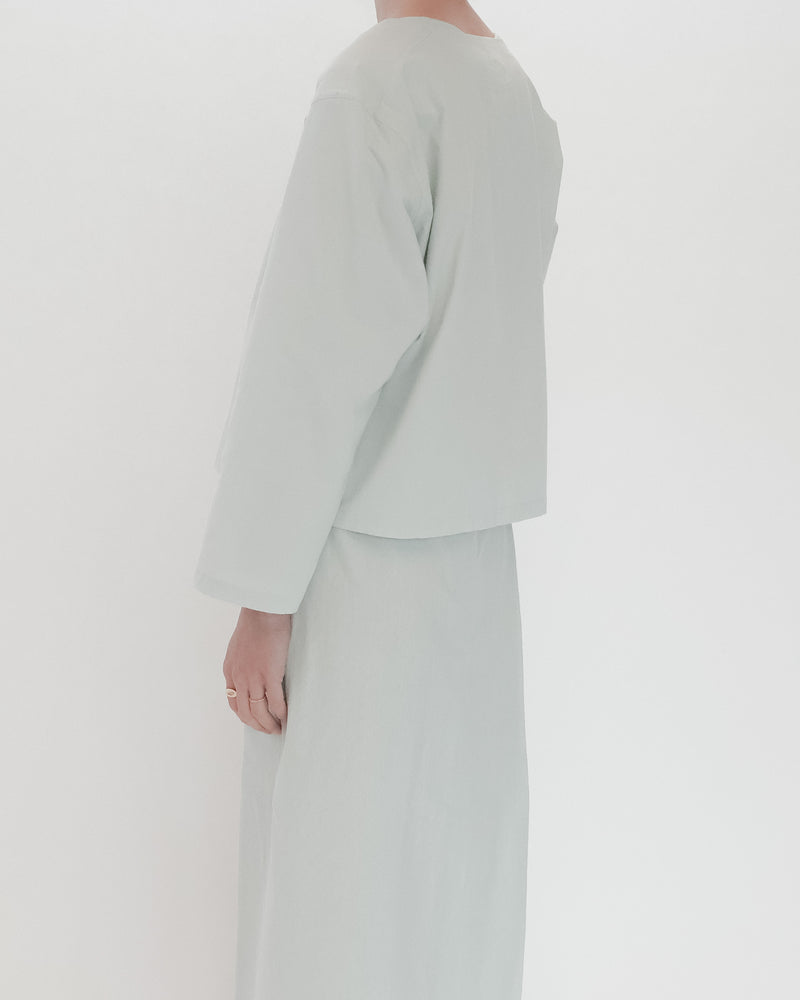 Crew Necked Pajama Shirt