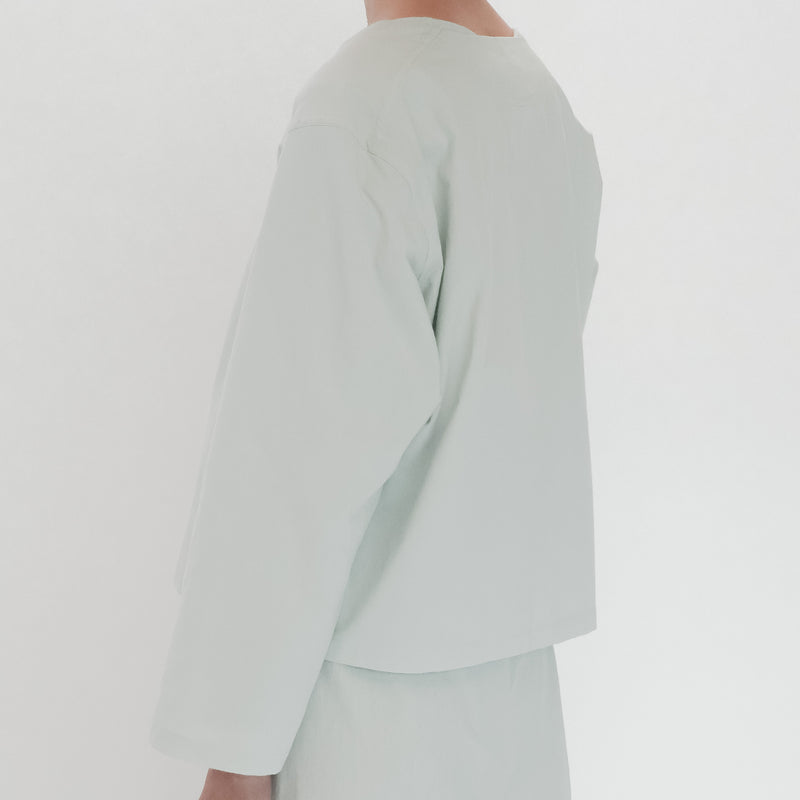 Crew Necked Pajama Shirt