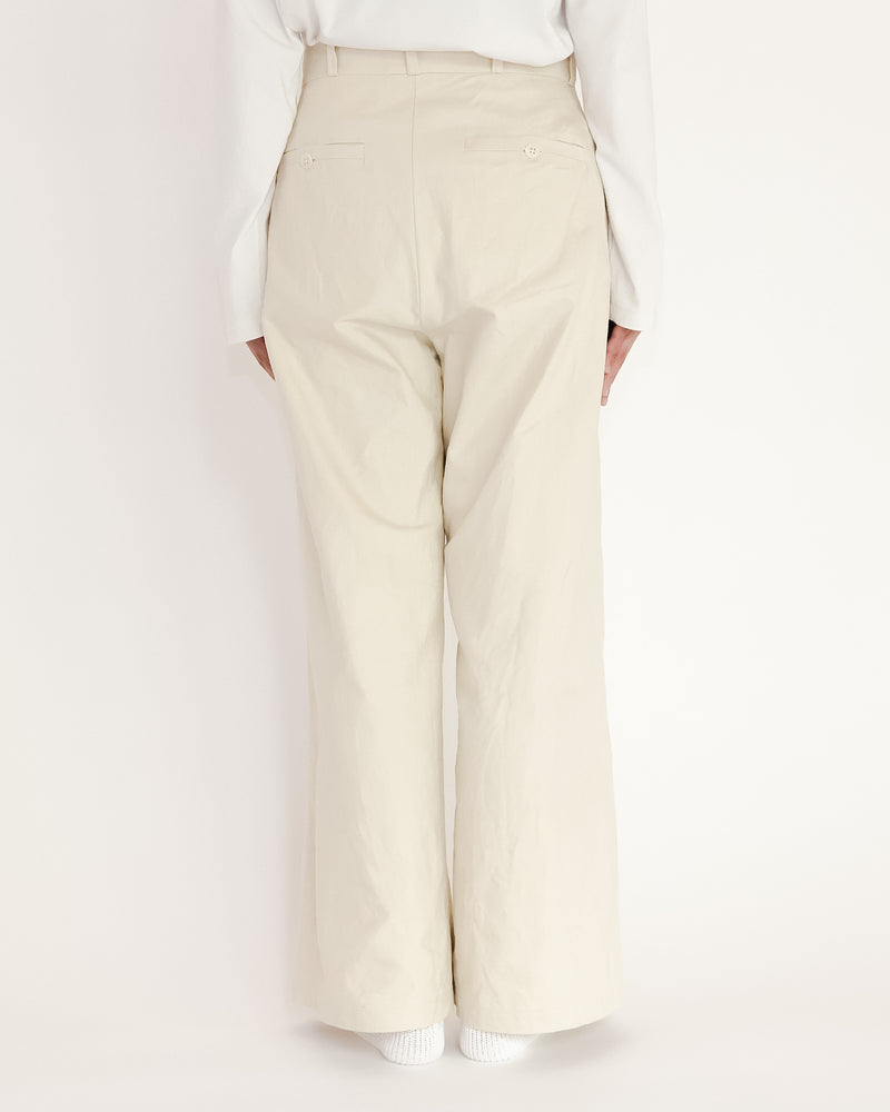 Chino Cloth Trousers Wide