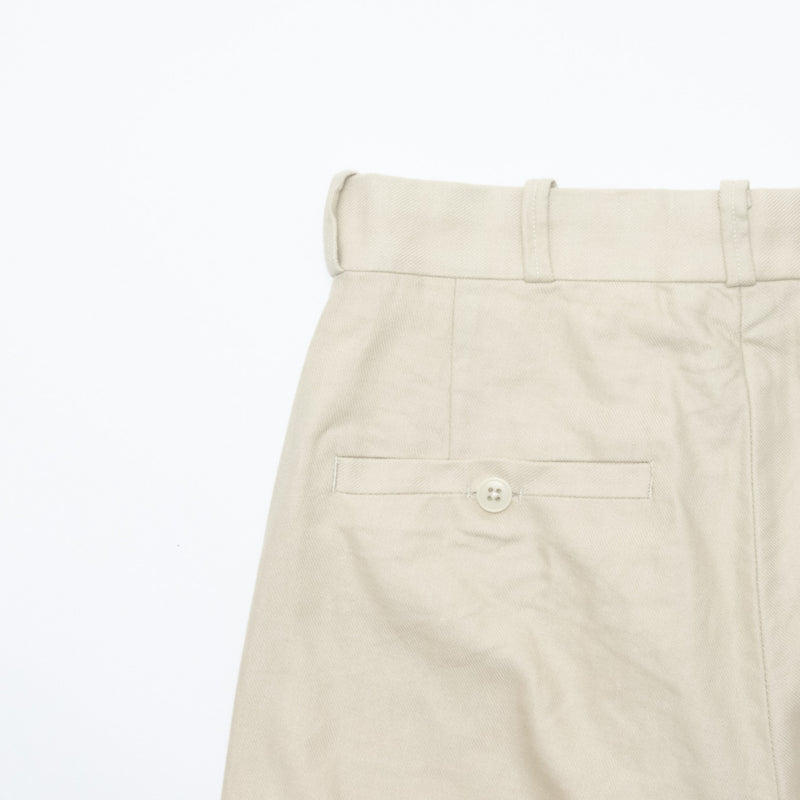 Chino Cloth Trousers Wide