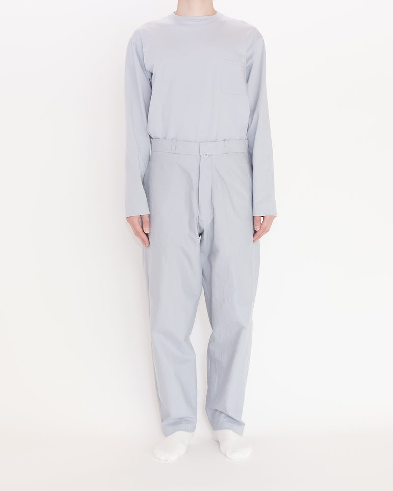 Chino Cloth Trousers Wide Tapered