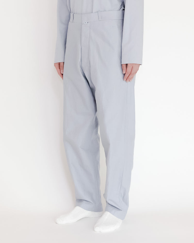 Chino Cloth Trousers Wide Tapered