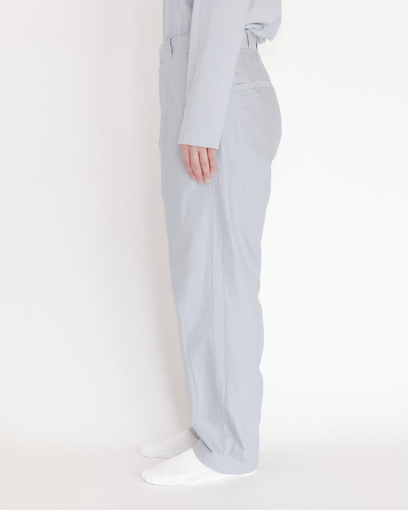 Chino Cloth Trousers Wide Tapered