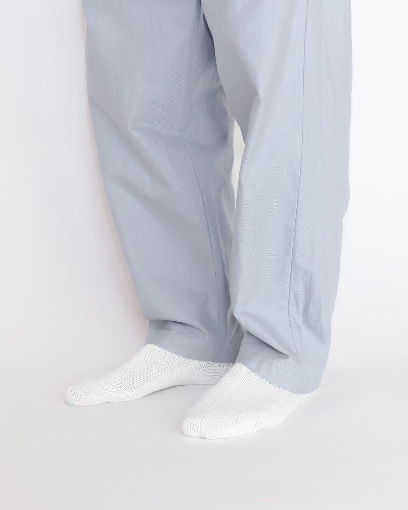 Chino Cloth Trousers Wide Tapered