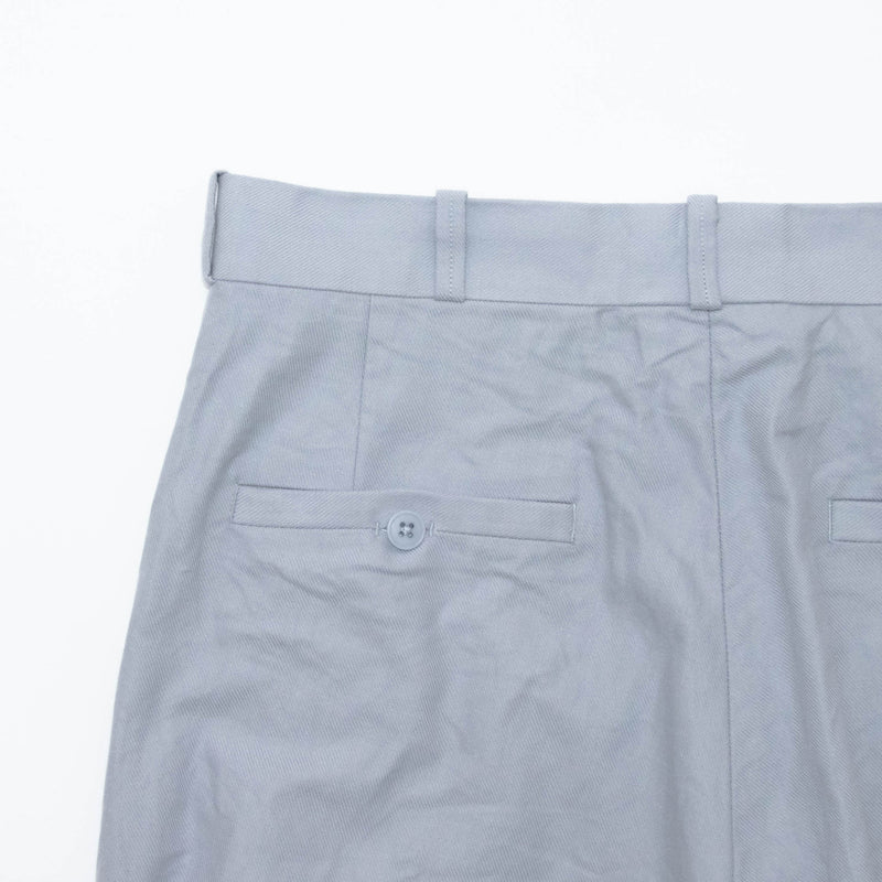 Chino Cloth Trousers Wide Tapered