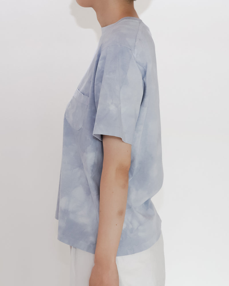 Dry-touch Short Sleeve Tubular T-shirts Tie-Dye