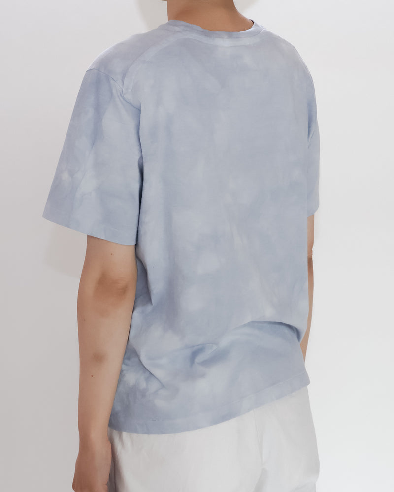Dry-touch Short Sleeve Tubular T-shirts Tie-Dye
