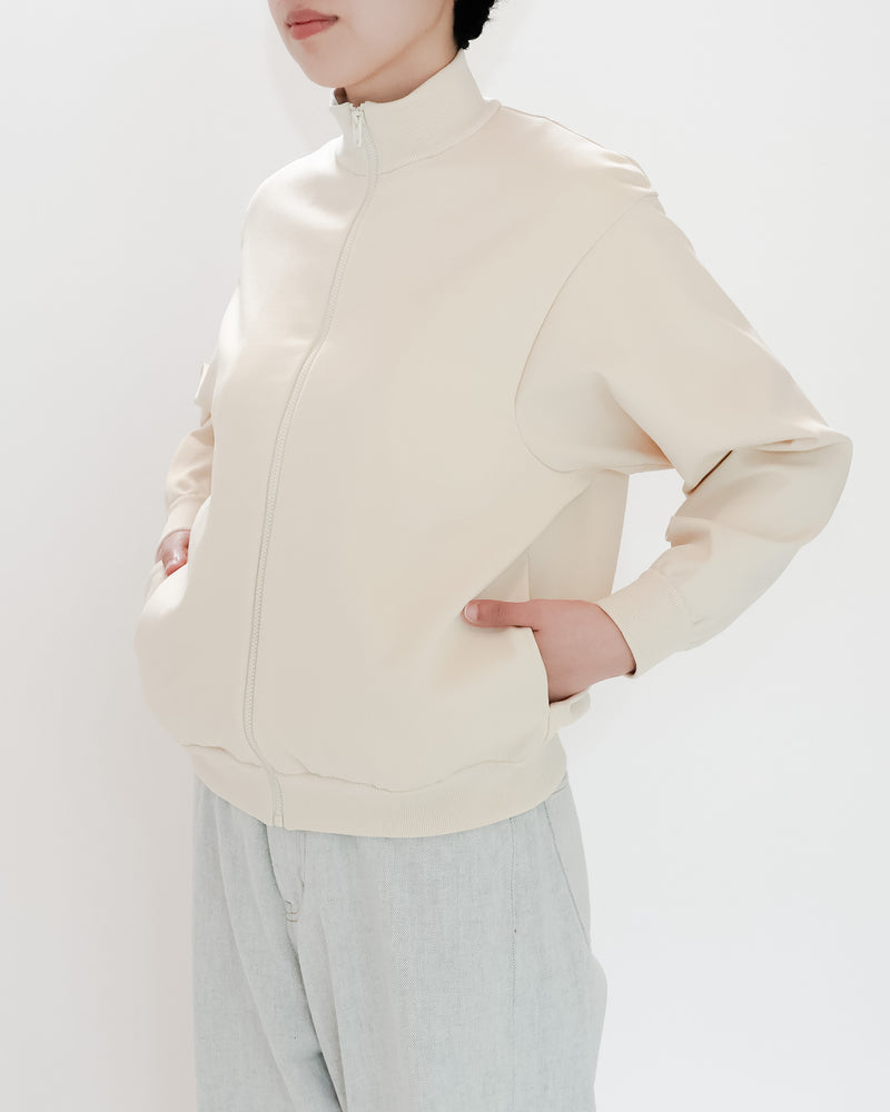 Nylon Jersey Track Jacket