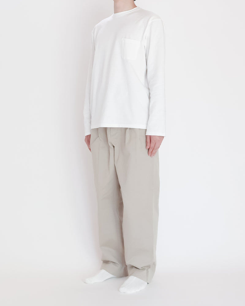 Long Sleeve Tubular T-shirts With Pocket