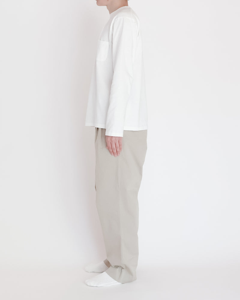 Long Sleeve Tubular T-shirts With Pocket