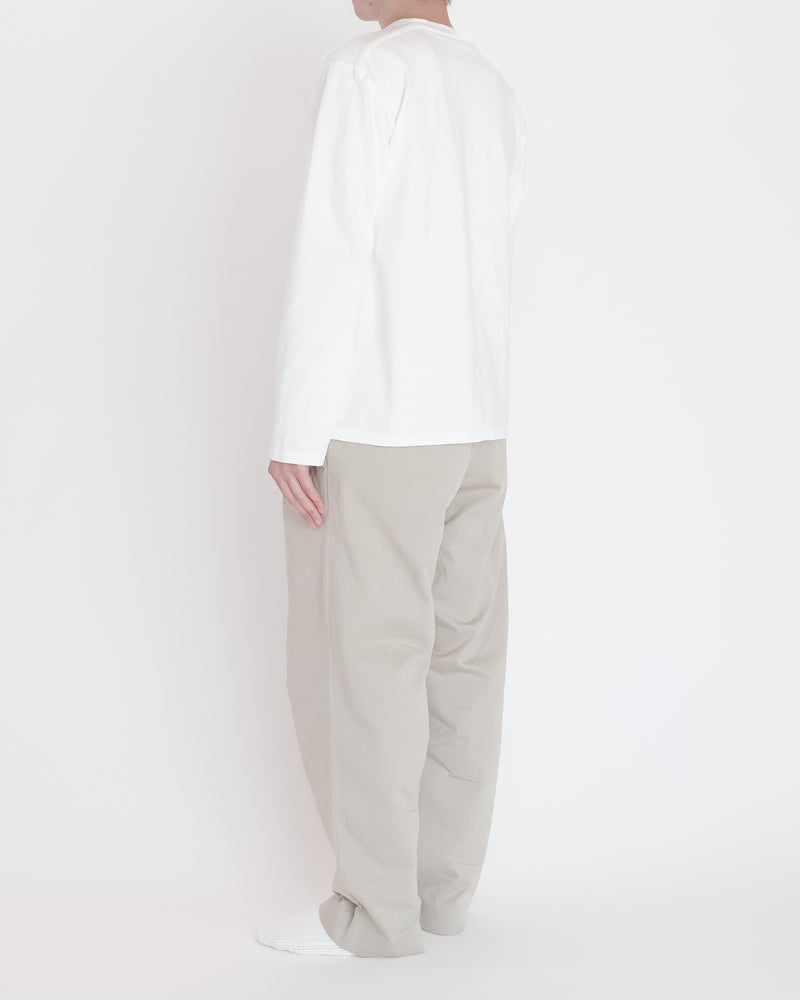 Long Sleeve Tubular T-shirts With Pocket