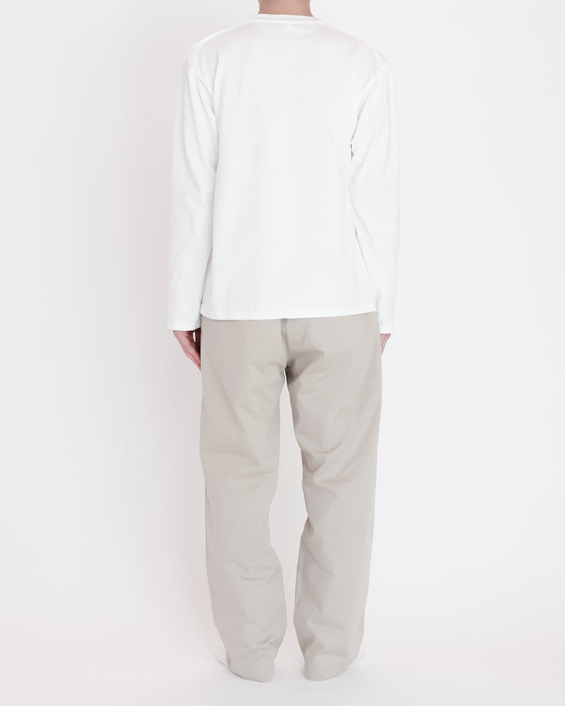 Long Sleeve Tubular T-shirts With Pocket