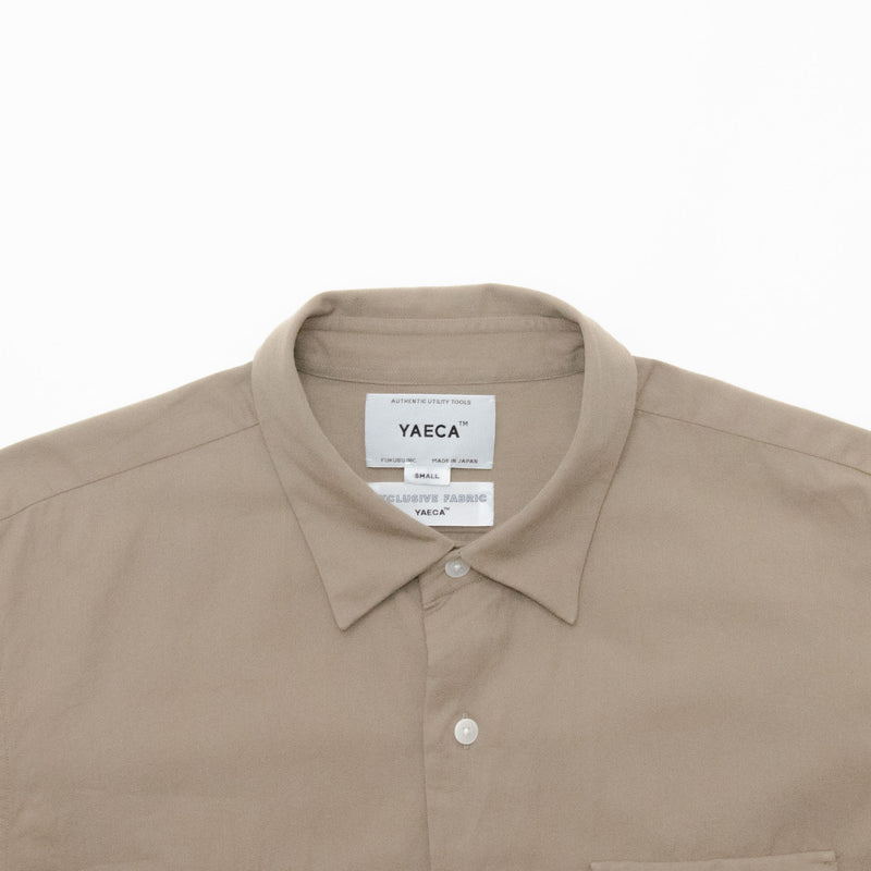 Button Shirt Wide with Flap Pocket