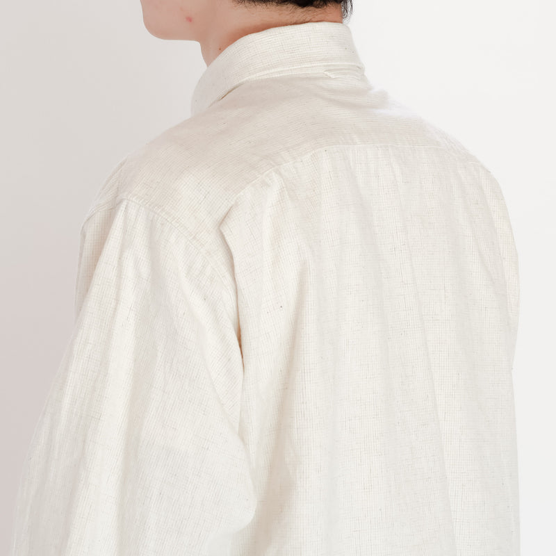 Button Shirt Wide with Flap Pocket