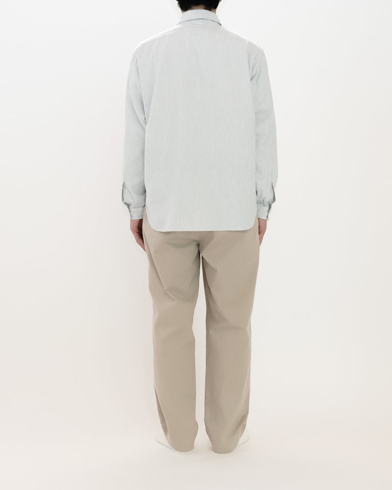 Chino Cloth Trousers Tuck Tapered