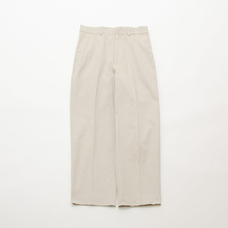 Chino Cloth Trousers Creased