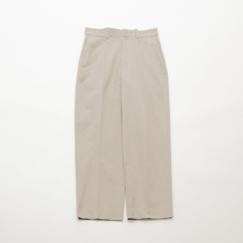 Chino Cloth Trousers Creased