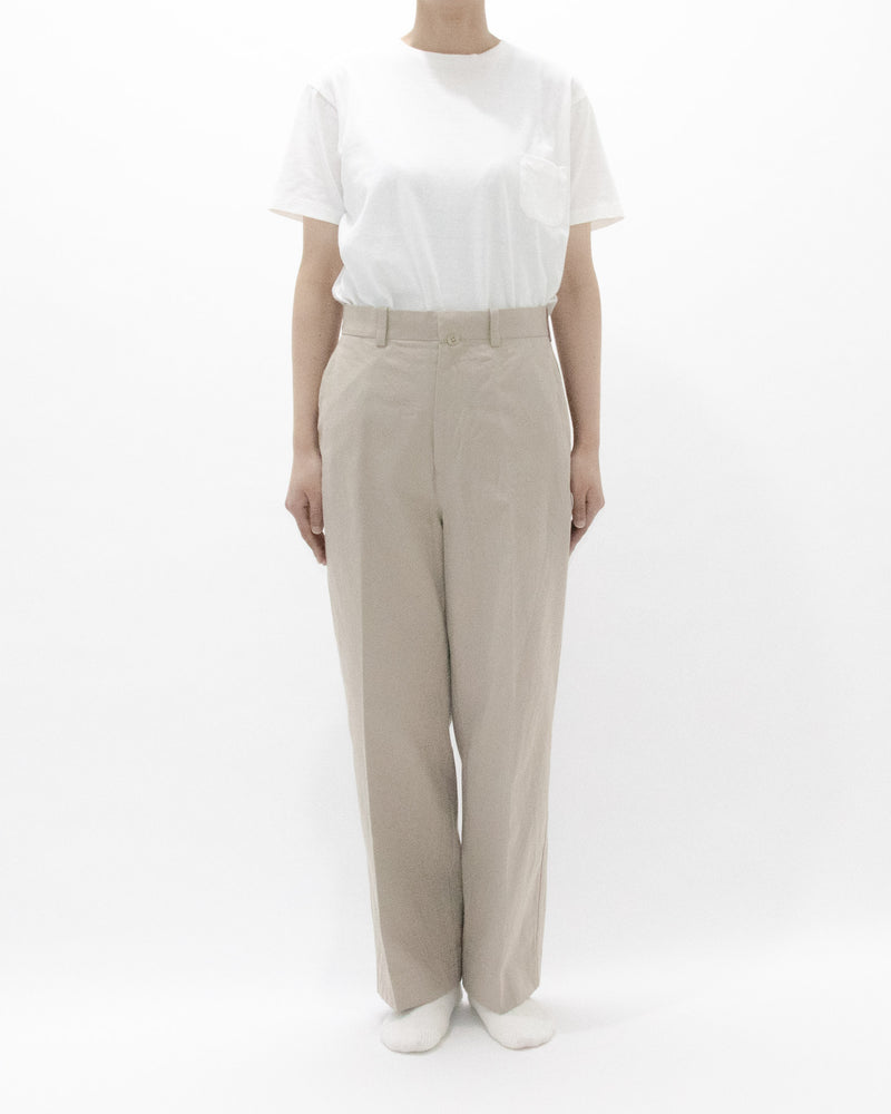 Chino Cloth Trousers Creased