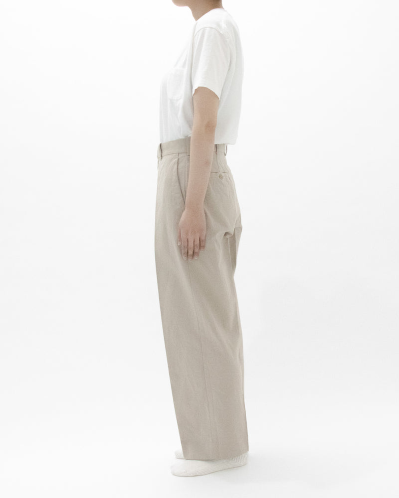 Chino Cloth Trousers Creased