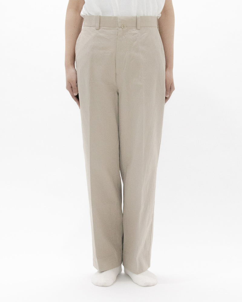 Chino Cloth Trousers Creased