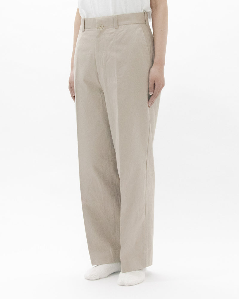 Chino Cloth Trousers Creased