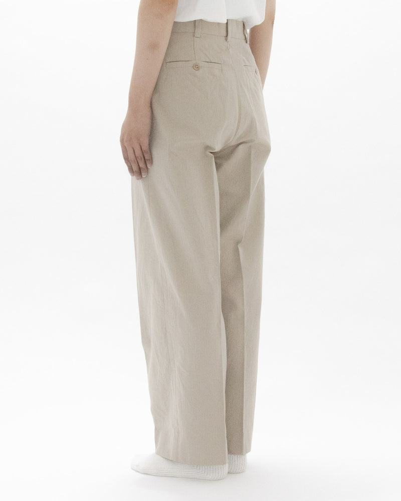 Chino Cloth Trousers Creased