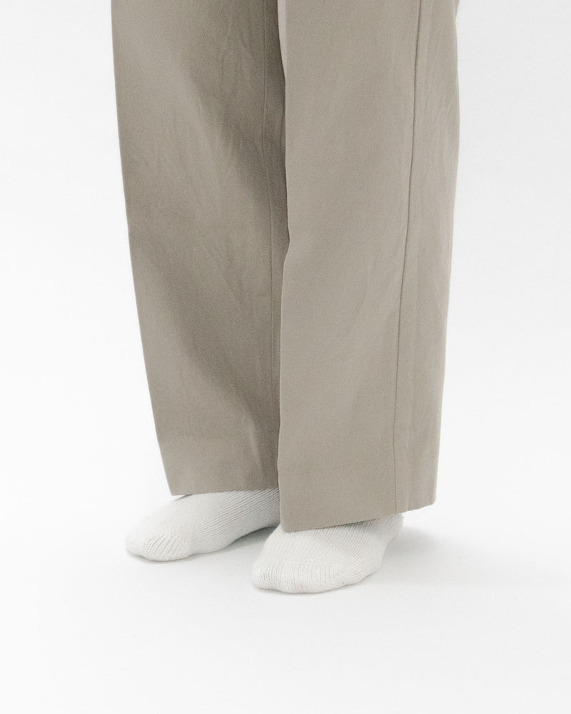 Chino Cloth Trousers Creased