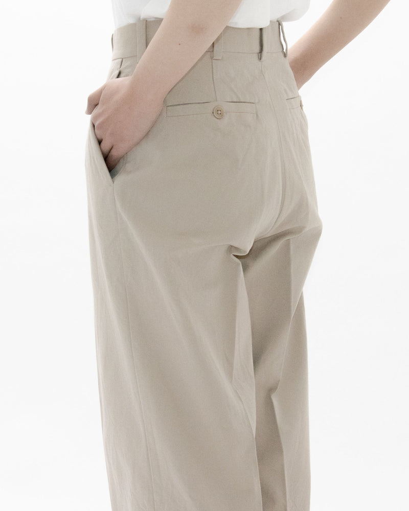 Chino Cloth Trousers Creased