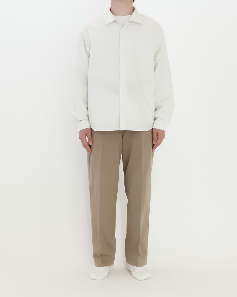Chino Cloth Trousers Creased