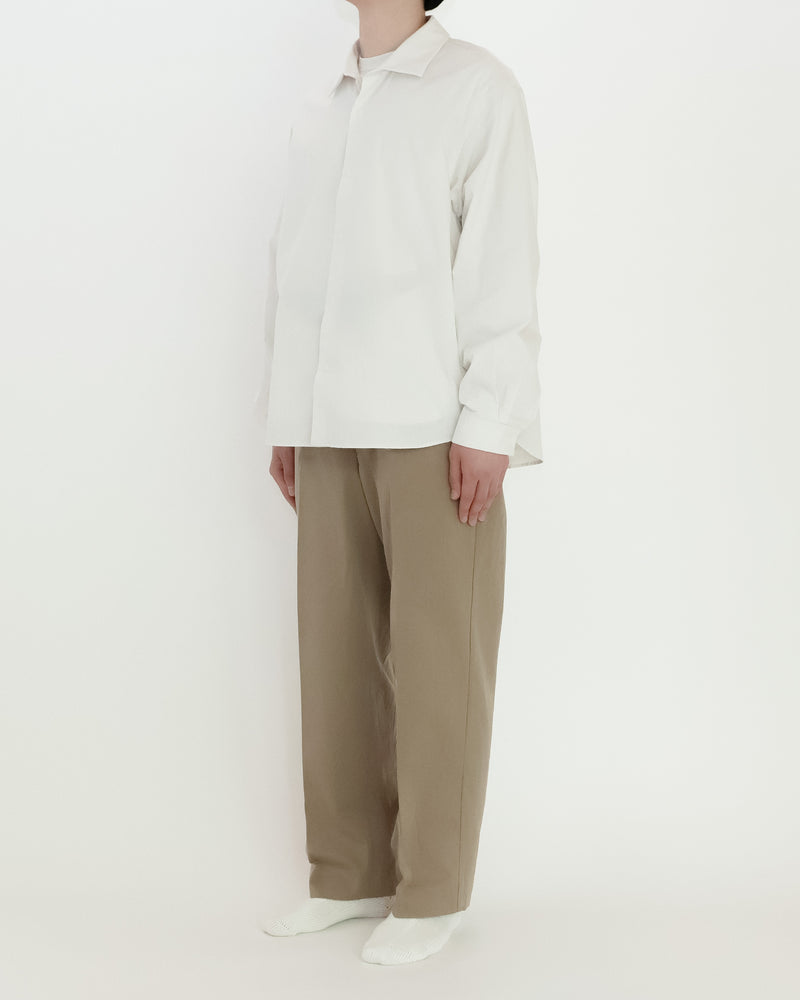 Chino Cloth Trousers Creased
