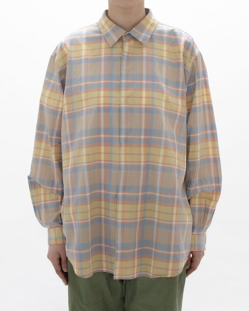 Madras Check Comfort Shirt Wide