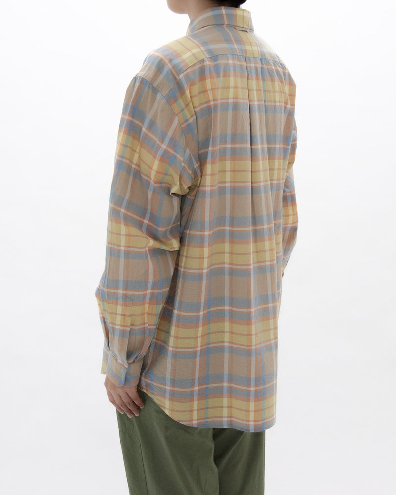 Madras Check Comfort Shirt Wide