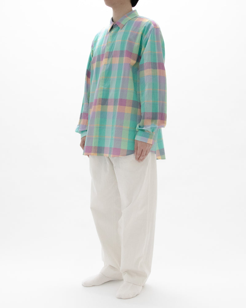 Madras Check Comfort Shirt Wide