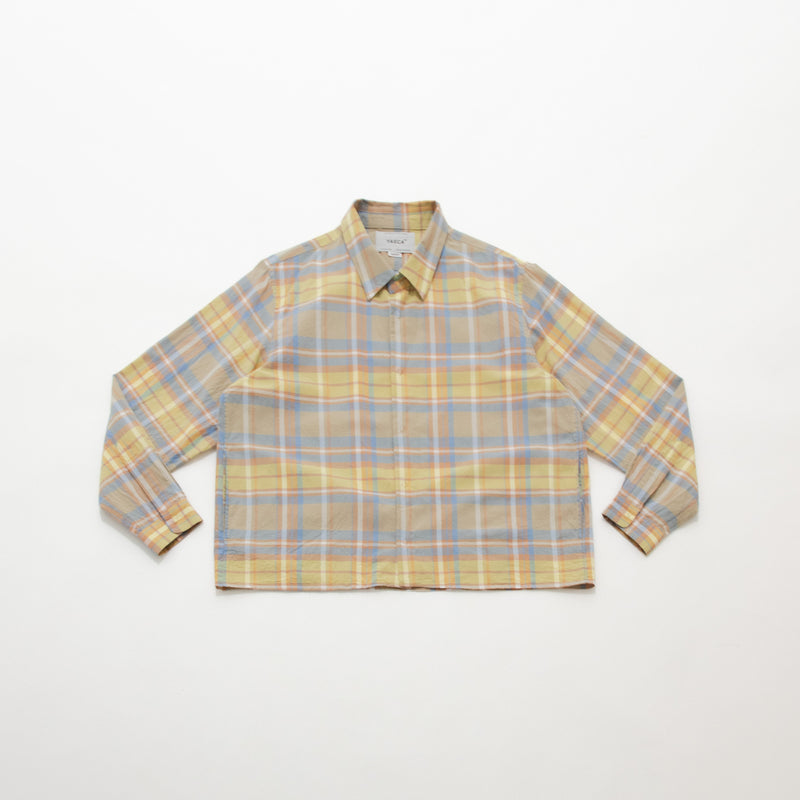 Madras Check Comfort Shirt Square Short