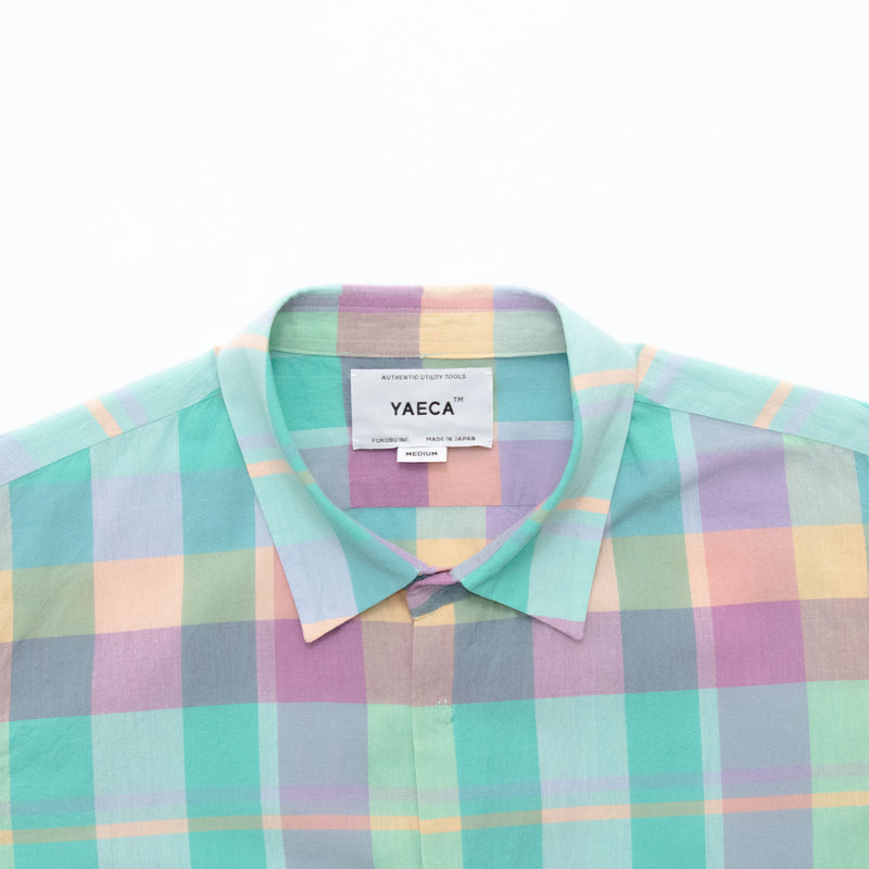 Madras Check Comfort Shirt Square Short