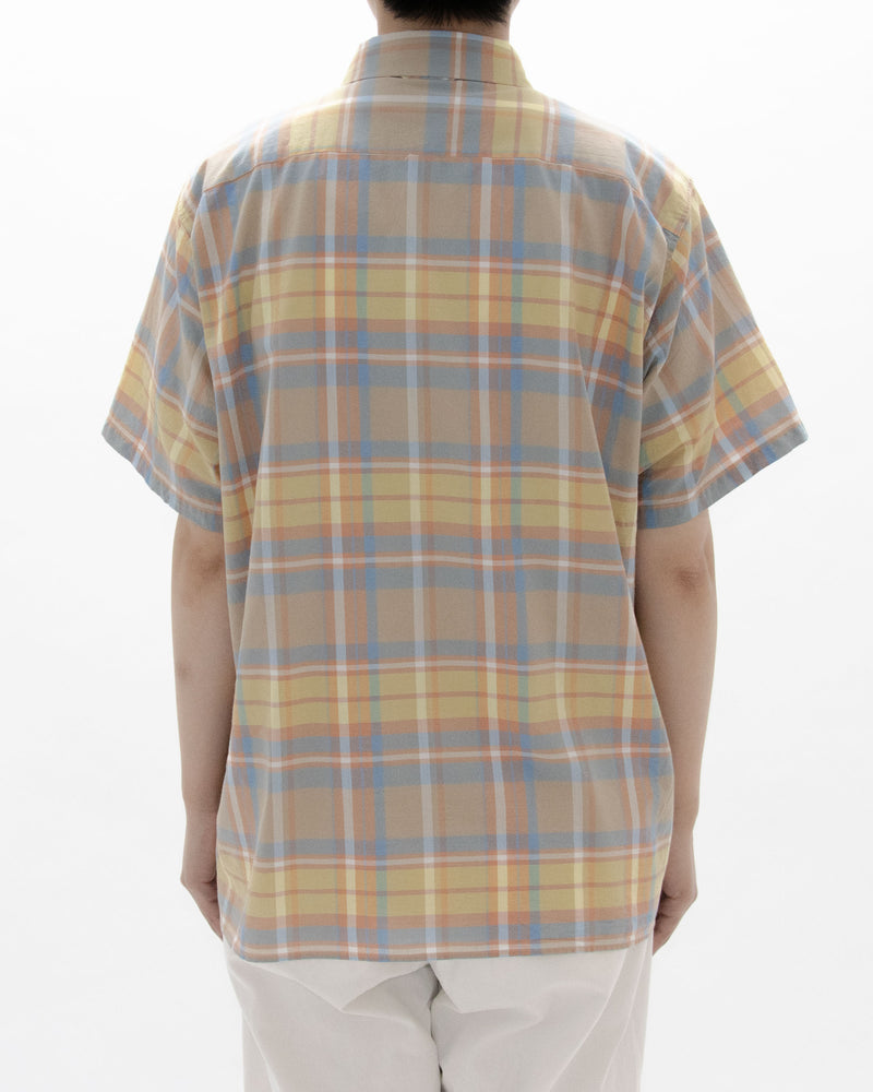 Madras Check Comfort Shirt Square Short Sleeve