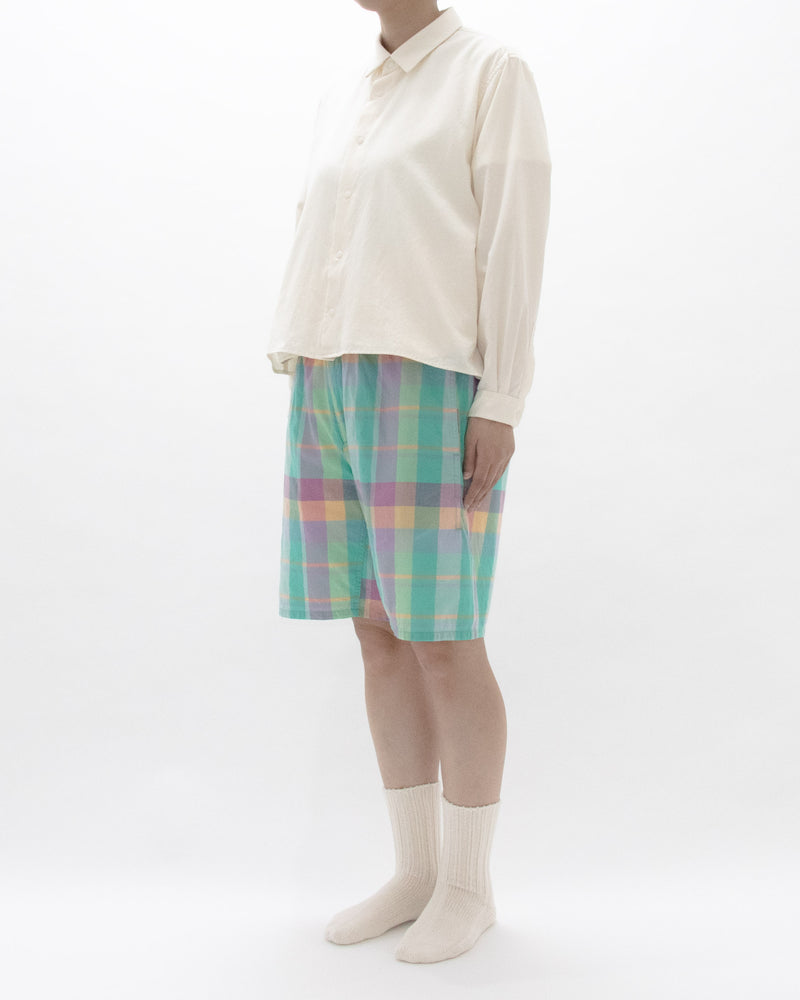 Madras Check Easy Shorts