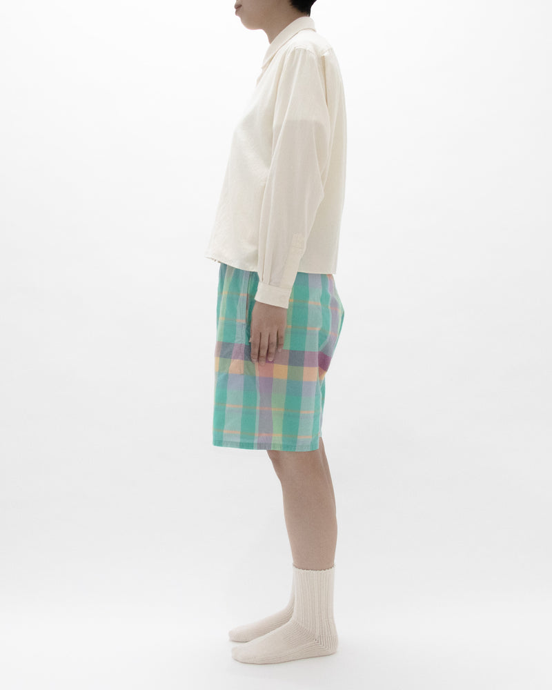 Madras Check Easy Shorts