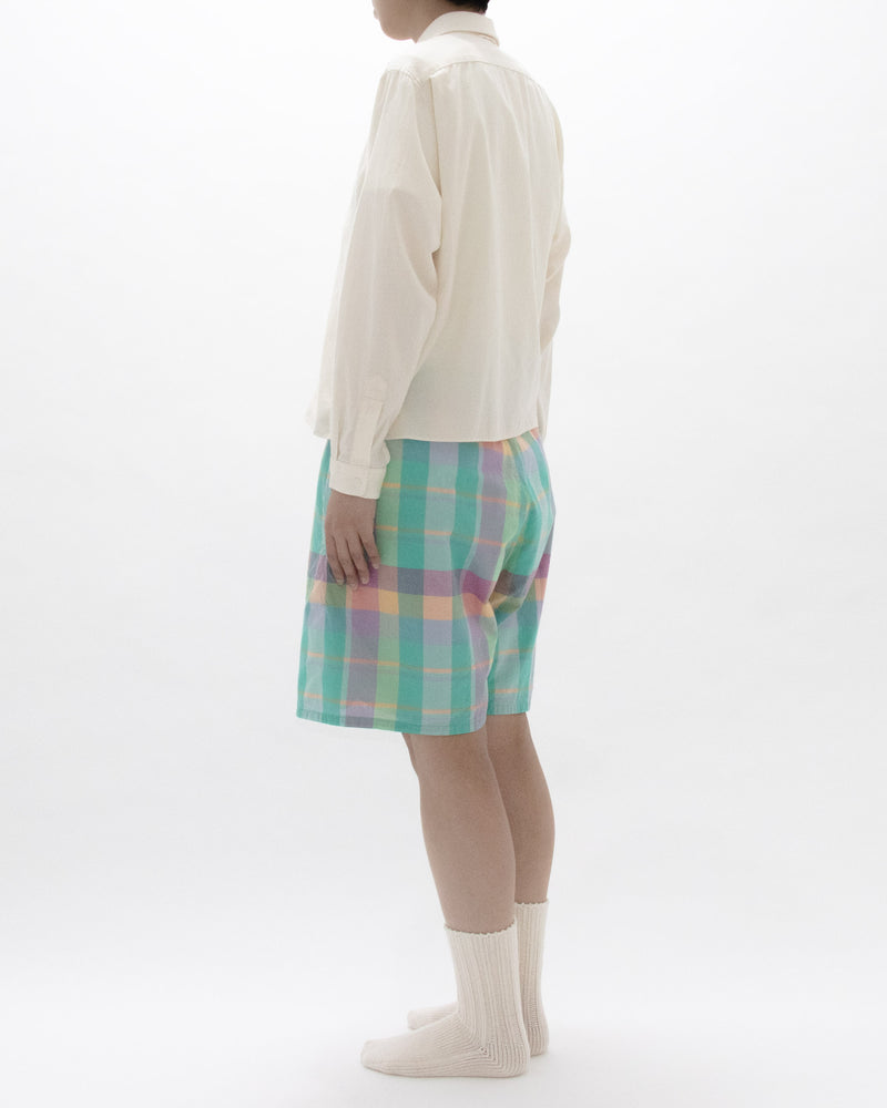 Madras Check Easy Shorts
