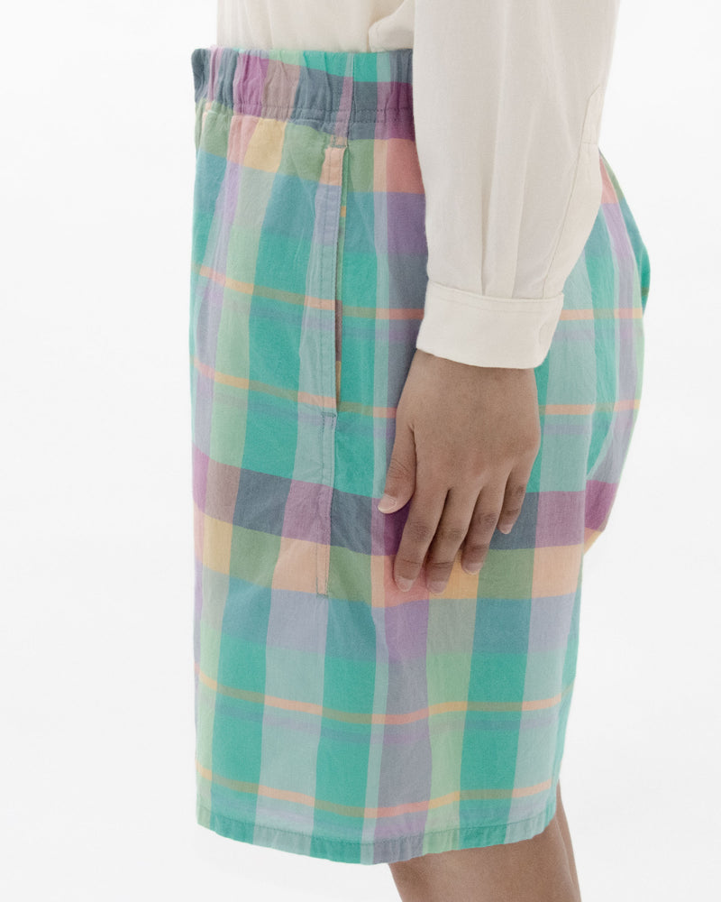 Madras Check Easy Shorts